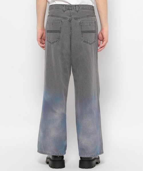 HARE（ハレ）の「オーロラカコウデニムパンツ(HARE)（デニムパンツ・メンズ・ブラック/グレー・FREE）」の14枚目の写真