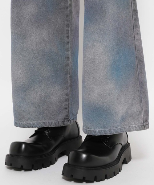 HARE（ハレ）の「オーロラカコウデニムパンツ(HARE)（デニムパンツ・メンズ・ブラック/グレー・FREE）」の19枚目の写真