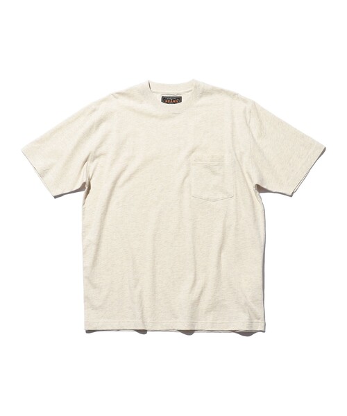 BEAMS PLUS（ビームスプラス）の「Pocket Tee Colored Grandrelle（Tシャツ/カットソー・メンズ・グリーン/シルバー/ナチュラル/サックスブルー/イエロー・XX-LARGE/X-LARGE/MEDIUM/SMALL/LARGE）」の2枚目の写真