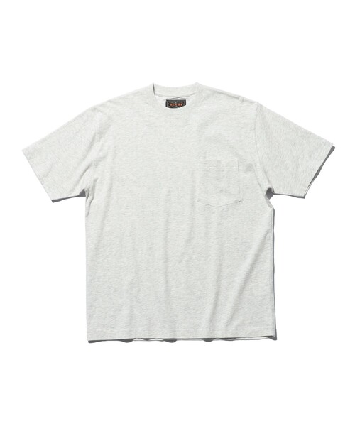 BEAMS PLUS（ビームスプラス）の「Pocket Tee Colored Grandrelle（Tシャツ/カットソー・メンズ・グリーン/シルバー/ナチュラル/サックスブルー/イエロー・XX-LARGE/X-LARGE/MEDIUM/SMALL/LARGE）」の5枚目の写真