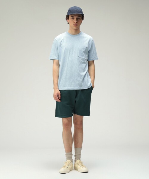 BEAMS PLUS（ビームスプラス）の「Pocket Tee Colored Grandrelle（Tシャツ/カットソー・メンズ・グリーン/シルバー/ナチュラル/サックスブルー/イエロー・XX-LARGE/X-LARGE/MEDIUM/SMALL/LARGE）」の6枚目の写真