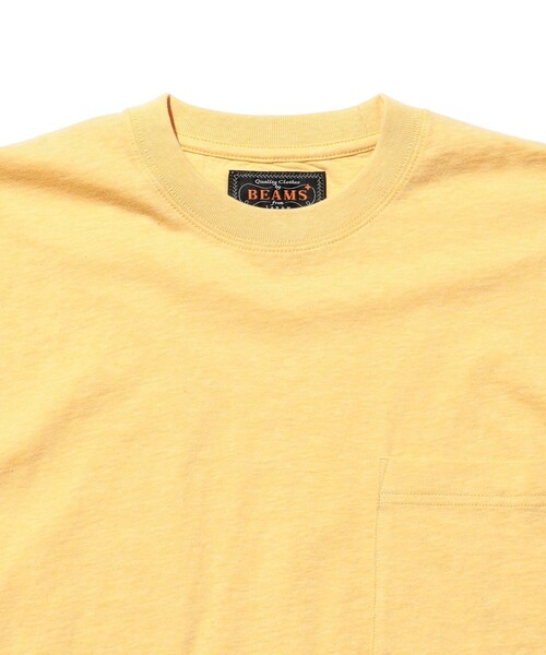BEAMS PLUS(ビームスプラス)の「Pocket Tee Colored Grandrelle(Tシャツ/カットソー・メンズ・グリーン/シルバー/ナチュラル/サックスブルー/イエロー・XX-LARGE/X-LARGE/MEDIUM/SMALL/LARGE)」の20枚目の写真