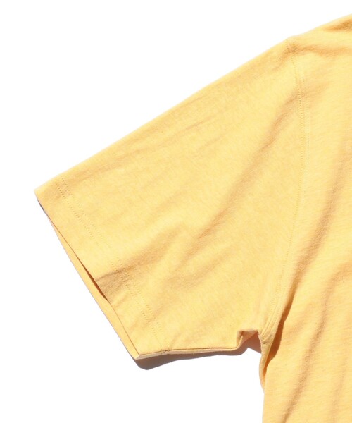 BEAMS PLUS(ビームスプラス)の「Pocket Tee Colored Grandrelle(Tシャツ/カットソー・メンズ・グリーン/シルバー/ナチュラル/サックスブルー/イエロー・XX-LARGE/X-LARGE/MEDIUM/SMALL/LARGE)」の21枚目の写真