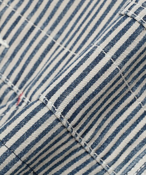 BEAMS BOY（ビームスボーイ）の「【1/15再値下げ】【別注】BIGMAC / ヒッコリー オーバーオール（サロペット/オーバーオール・レディース・その他・MEDIUM/SMALL）」の3枚目の写真