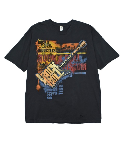 LABORATORY R(ラボラトリーアール)の「【USED】Rock & Roll Hall of Fame バンド スーベニア Tシャツ(Tシャツ/カットソー・メンズ・ブラック・X-LARGE)」の1枚目の写真