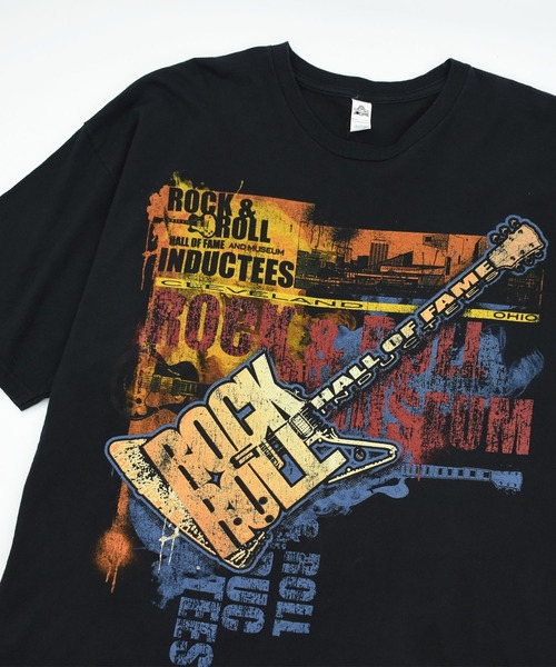 LABORATORY R(ラボラトリーアール)の「【USED】Rock & Roll Hall of Fame バンド スーベニア Tシャツ(Tシャツ/カットソー・メンズ・ブラック・X-LARGE)」の2枚目の写真