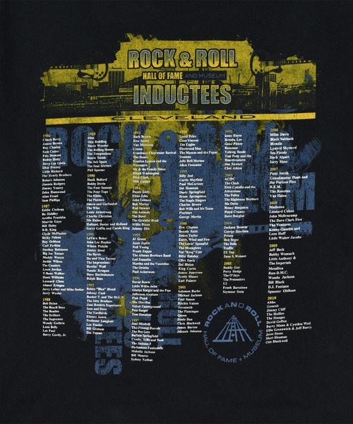 LABORATORY R(ラボラトリーアール)の「【USED】Rock & Roll Hall of Fame バンド スーベニア Tシャツ(Tシャツ/カットソー・メンズ・ブラック・X-LARGE)」の7枚目の写真