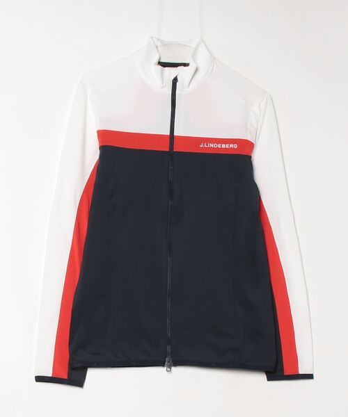 J.LINDEBERG(ジェイリンドバーグ)の「【J.LINDEBERG/GOLF】Jarvis Mid Layer(シャツ/ブラウス・メンズ・ホワイト/ブルー/ネイビー・44/46)」の2枚目の写真