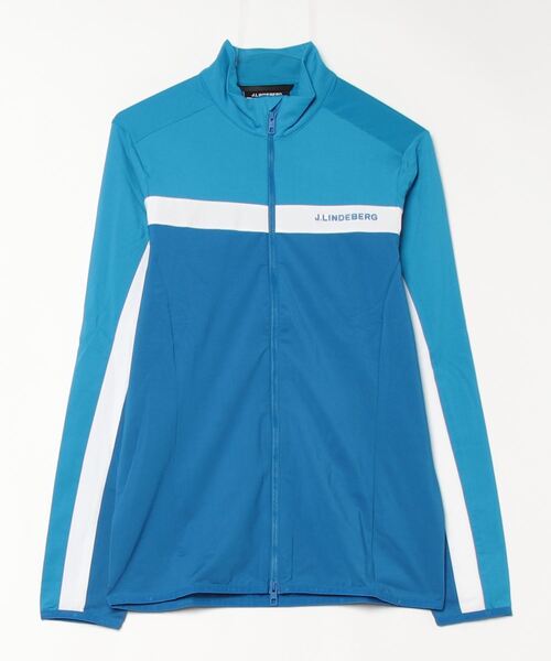 J.LINDEBERG(ジェイリンドバーグ)の「【J.LINDEBERG/GOLF】Jarvis Mid Layer(シャツ/ブラウス・メンズ・ホワイト/ブルー/ネイビー・44/46)」の3枚目の写真