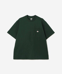 ダントン　MHL. モスグリーン　ポケット付き Tシャツ S DANTON グリーン モスグリーン 緑 ポケットTシャツ サイズ40