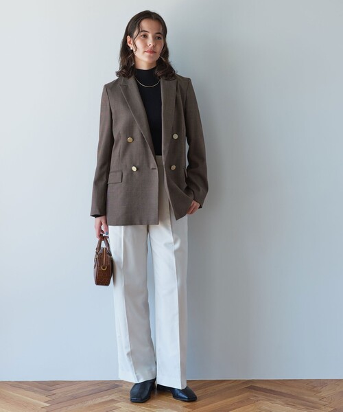 美品green label relaxing ウール スーツジャケット スカート UNITED ARROWS green label relaxing パウドレ ベルト タイト