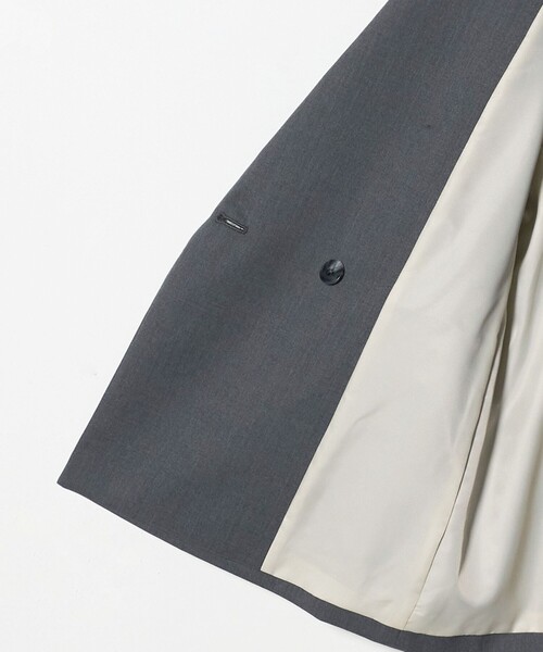 green label relaxing（グリーンレーベルリラクシング）の「［size SHORTあり］Greed グリード ダブル ジャケット ウォッシャブル（テーラードジャケット・レディース・ネイビー/その他1/グレー/その他2・SHORT/36/38/40）」の16枚目の写真