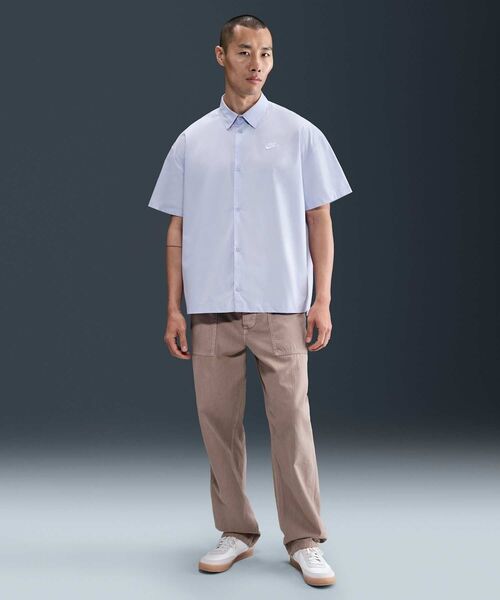 NIKE（ナイキ）の「ナイキ クラブ メンズ ショートスリーブ ボタンダウン シャツ / Nike Club Men's Short-Sleeve Button-Down Shirt HJ2027-057 Ghost（シャツ/ブラウス・メンズ・グレー系その他2・2XL/M/L/XL/S）」の4枚目の写真