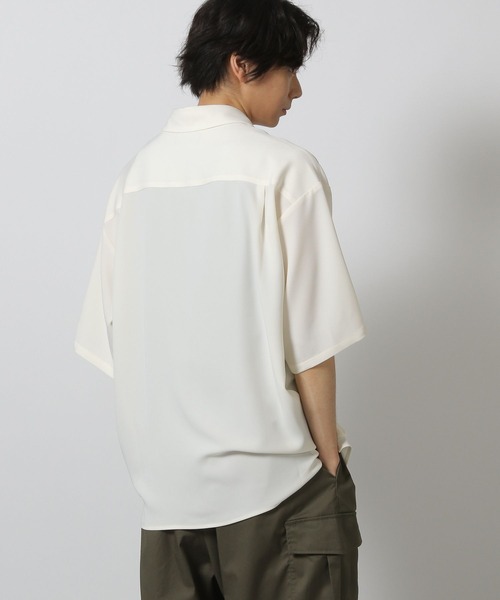 LAKOLE（ラコレ）の「イージークリーン半袖シャツ / 578553（シャツ/ブラウス・メンズ・ホワイト/グリーン/チャコールグレー・MEDIUM/LARGE）」の18枚目の写真