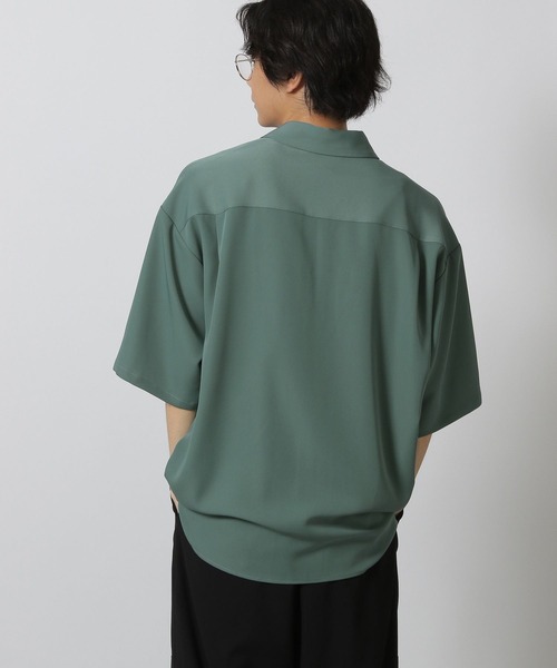 LAKOLE（ラコレ）の「イージークリーン半袖シャツ / 578553（シャツ/ブラウス・メンズ・ホワイト/グリーン/チャコールグレー・MEDIUM/LARGE）」の14枚目の写真