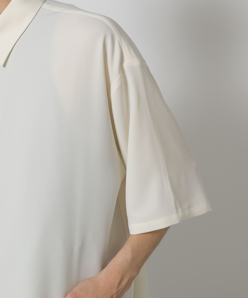 LAKOLE（ラコレ）の「イージークリーン半袖シャツ / 578553（シャツ/ブラウス・メンズ・ホワイト/グリーン/チャコールグレー・MEDIUM/LARGE）」の9枚目の写真