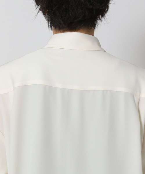 LAKOLE（ラコレ）の「イージークリーン半袖シャツ / 578553（シャツ/ブラウス・メンズ・ホワイト/グリーン/チャコールグレー・MEDIUM/LARGE）」の7枚目の写真