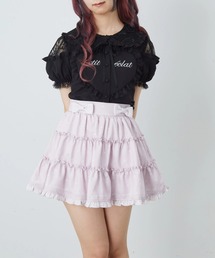 Ank Rouge（アンクルージュ）の「ハートドット千鳥ティアードスカパン（その他パンツ）」