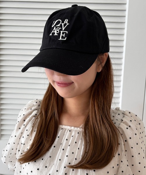 kutir(クティール)の「kutirlune/ランダムアルファベットキャップ(キャップ・メンズ・ブラック/ネイビー/ライトホワイト・FREE)」の1枚目の写真