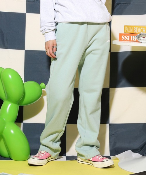 NERDY(ノルディ)の「ブラッシュドスウェットパンツ(スウェットパンツ・レディース・グリーン/パープル/グレー・SS/L/M/S)」の6枚目の写真
