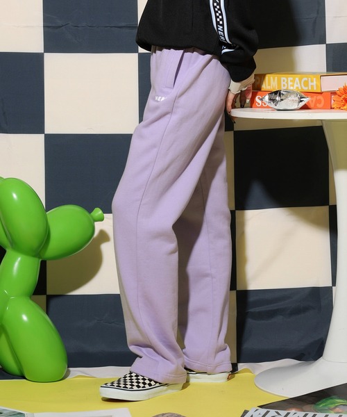 NERDY(ノルディ)の「ブラッシュドスウェットパンツ(スウェットパンツ・レディース・グリーン/パープル/グレー・SS/L/M/S)」の14枚目の写真