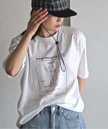 ヴィンテージライクデザインTシャツ