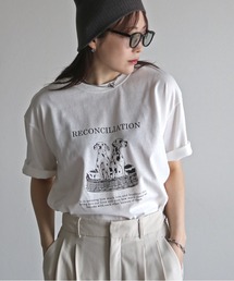 ヴィンテージライクデザインTシャツ