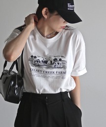 ヴィンテージライクデザインTシャツ
