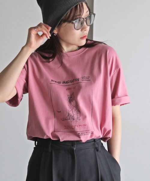 TYK_vintage【フォローで割引】 セール】ヴィンテージライクデザインTシャツ（Tシャツ/カットソー