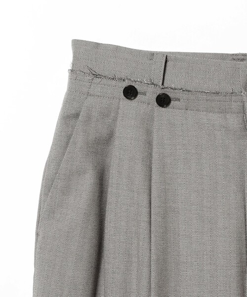 Ray BEAMS(レイビームス)の「RBS / ヘリンボン ワイド パンツ(その他パンツ・レディース・シルバー/ダークブラウン・0/1)」の10枚目の写真