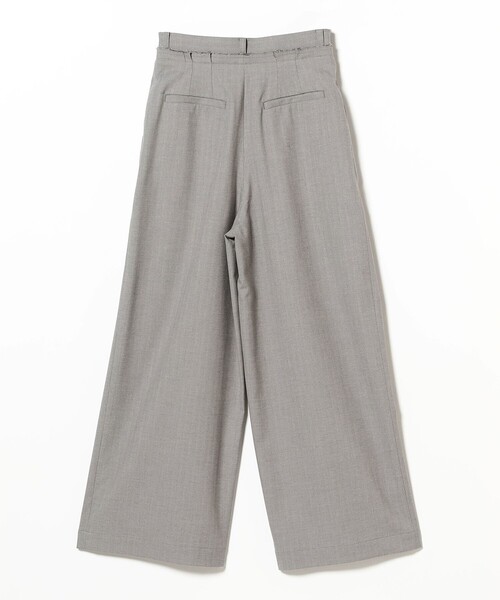 Ray BEAMS(レイビームス)の「RBS / ヘリンボン ワイド パンツ(その他パンツ・レディース・シルバー/ダークブラウン・0/1)」の13枚目の写真