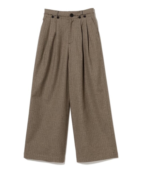 Ray BEAMS(レイビームス)の「RBS / ヘリンボン ワイド パンツ(その他パンツ・レディース・シルバー/ダークブラウン・0/1)」の15枚目の写真