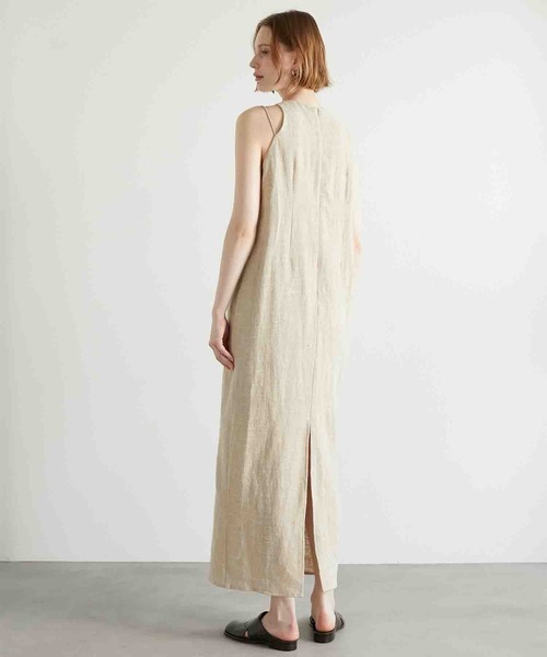 la peau de gem. 新品　リネンロングワンピースlpdgpm la peau de gem ワンピース 「LA PEAU DE GEM」linen long one