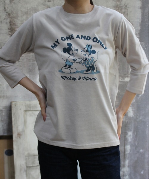 セール】【DISNEY/ディズニー】ミッキーマウス＆ミニーマウス プリント