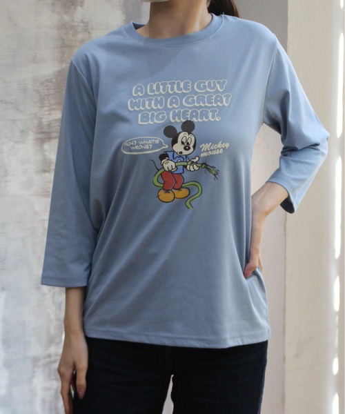 セール】【DISNEY/ディズニー】ミッキーマウス＆ミニーマウス プリント