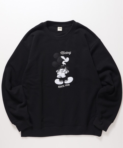 セール】【DISNEY/ディズニー】ミッキーマウス裏起毛アップリケ