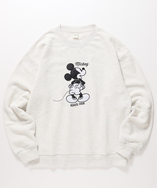 セール】【DISNEY/ディズニー】ミッキーマウス裏起毛アップリケ