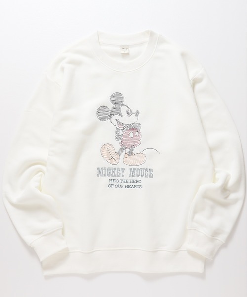 セール】【DISNEY/ディズニー】ミッキーマウス裏起毛アップリケ
