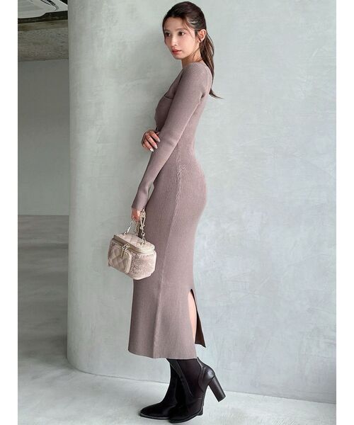 フロントクロスニットワンピース（ワンピース）｜RESEXXY