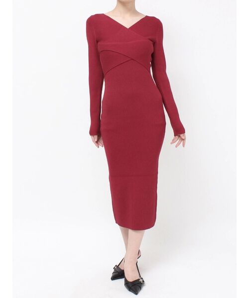 フロントクロスニットワンピース（ワンピース）｜RESEXXY