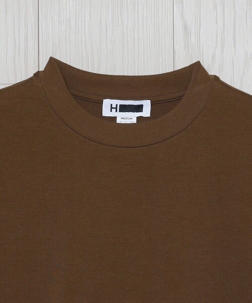 H BEAUTY&YOUTH UNITED ARROWS(エイチビューティーアンドユースユナイテッドアローズ)の「<H>メロー コットン ドルマンスリーブ Tシャツ(Tシャツ/カットソー・メンズ・モカ/ホワイト/ブラック・L/S/M)」の14枚目の写真