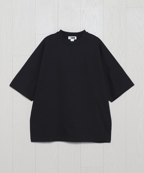 H BEAUTY&YOUTH UNITED ARROWS(エイチビューティーアンドユースユナイテッドアローズ)の「<H>メロー コットン ドルマンスリーブ Tシャツ(Tシャツ/カットソー・メンズ・モカ/ホワイト/ブラック・L/S/M)」の5枚目の写真