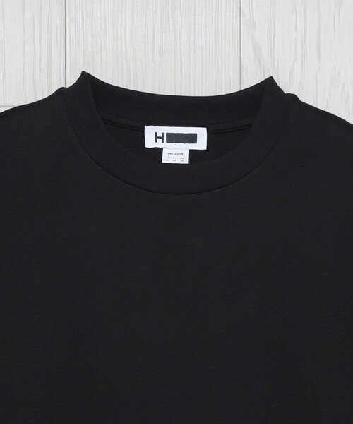 H BEAUTY&YOUTH UNITED ARROWS(エイチビューティーアンドユースユナイテッドアローズ)の「<H>メロー コットン ドルマンスリーブ Tシャツ(Tシャツ/カットソー・メンズ・モカ/ホワイト/ブラック・L/S/M)」の7枚目の写真