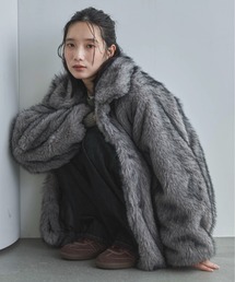 feepur | ミックスファーミドルコート(その他アウター)