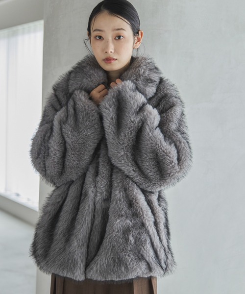 feepur（フェピュール）の「ミックスファーミドルコート（その他