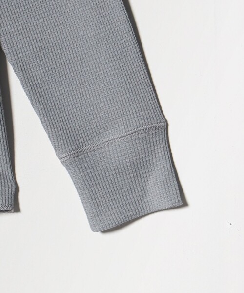 ATTISESSION（アティセッション）の「＜ATTISESSION＞ビッグ サーマル トップス（Tシャツ/カットソー・レディース・グレー系/オフホワイト/ブラック・FREE）」の16枚目の写真