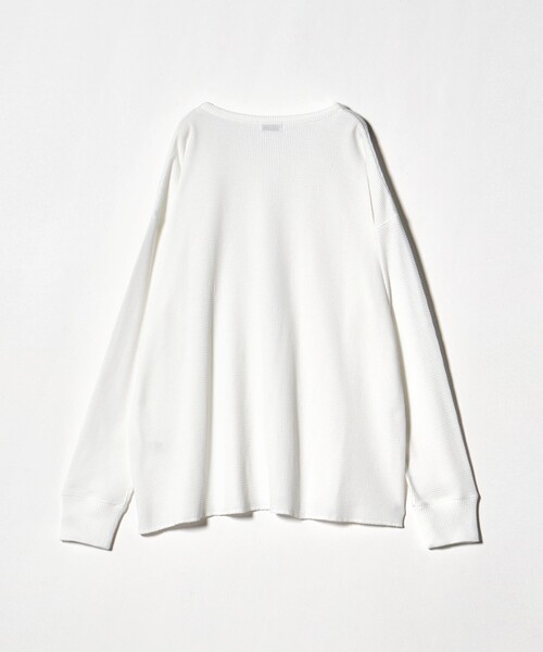 ATTISESSION（アティセッション）の「＜ATTISESSION＞ビッグ サーマル トップス（Tシャツ/カットソー・レディース・グレー系/オフホワイト/ブラック・FREE）」の22枚目の写真