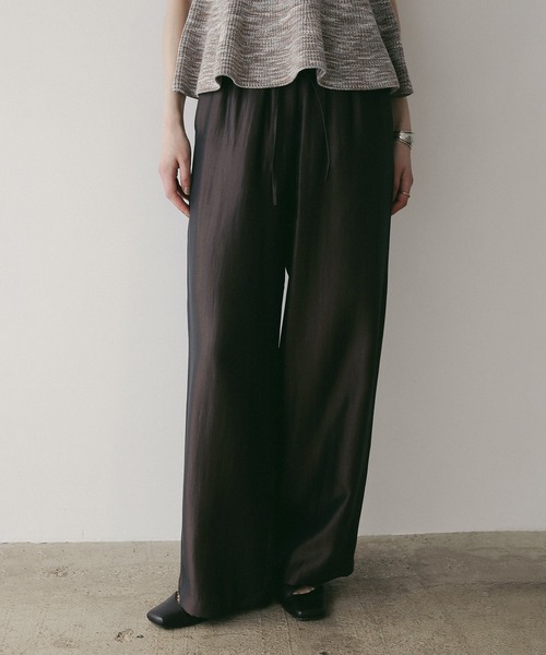 GLITTER RELAX PANTS（その他パンツ）｜MANOF（マノフ）のファッション