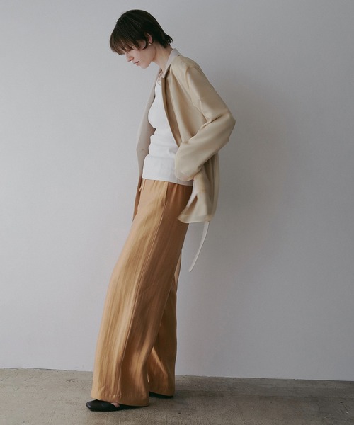 MANOF(マノフ)の「GLITTER RELAX PANTS(その他パンツ・レディース・アイボリー/ブラウン/オレンジ/ピンク・M/S)」の18枚目の写真