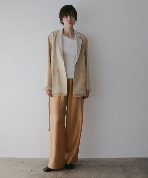 MANOF(マノフ)の「GLITTER RELAX PANTS(その他パンツ・レディース・アイボリー/ブラウン/オレンジ/ピンク・M/S)」の16枚目の写真